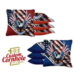 Flying Eagle Tournament Cornhole Bags - Set Of 8