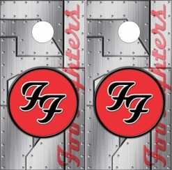 Foo Fighters Cornhole Wraps - Set Of 2