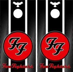 Foo Fighters Version 3 Cornhole Wraps - Set Of 2