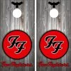 Foo Fighters Version 4 Cornhole Wraps - Set Of 2 2 Foo Fighters Version 4 Cornhole Wraps - Set Of 2 -Pro Cornhole Shop Foo Fighters Wood 29184.1690845340