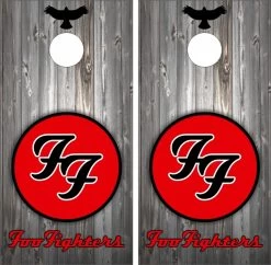 Foo Fighters Version 4 Cornhole Wraps - Set Of 2