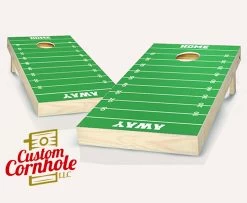 Football Field Cornhole Set With Bags