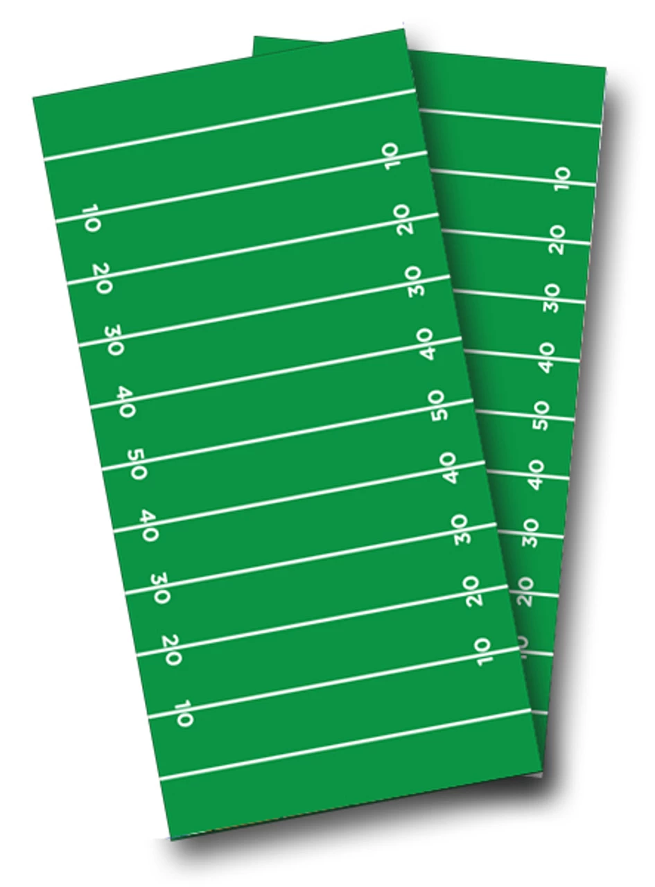 Football Field Cornhole Wraps - Set Of 2 3 Football Field Cornhole Wraps - Set Of 2