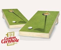 Golf Version 2 Cornhole Set With Bags