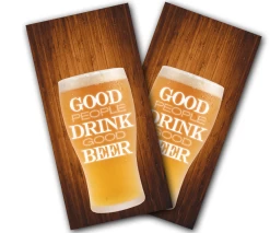 Good People Drink Good Beer Cornhole Wraps - Set Of 2