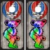 Grateful Dead Version 4 Cornhole Wraps - Set Of 2 1 Grateful Dead Version 4 Cornhole Wraps - Set Of 2 -Pro Cornhole Shop Grateful Dead Bear Wood 2 35388.1602532720