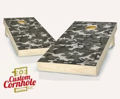 Gray Camo Cornhole Set With Bags