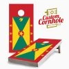 Grenada Flag Cornhole Set With Bags 2 Grenada Flag Cornhole Set With Bags -Pro Cornhole Shop Grenada Flag Cornhole Game 03811.1611523664