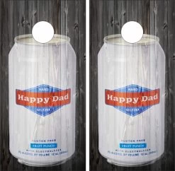 Happy Dad Fruit Punch Cornhole Wraps - Set Of 2