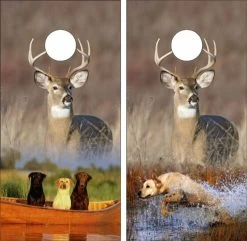 Hunting Dogs Cornhole Wraps - Set Of 2