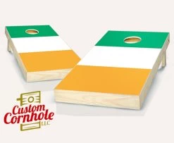 Irish Flag Cornhole Set With Bags