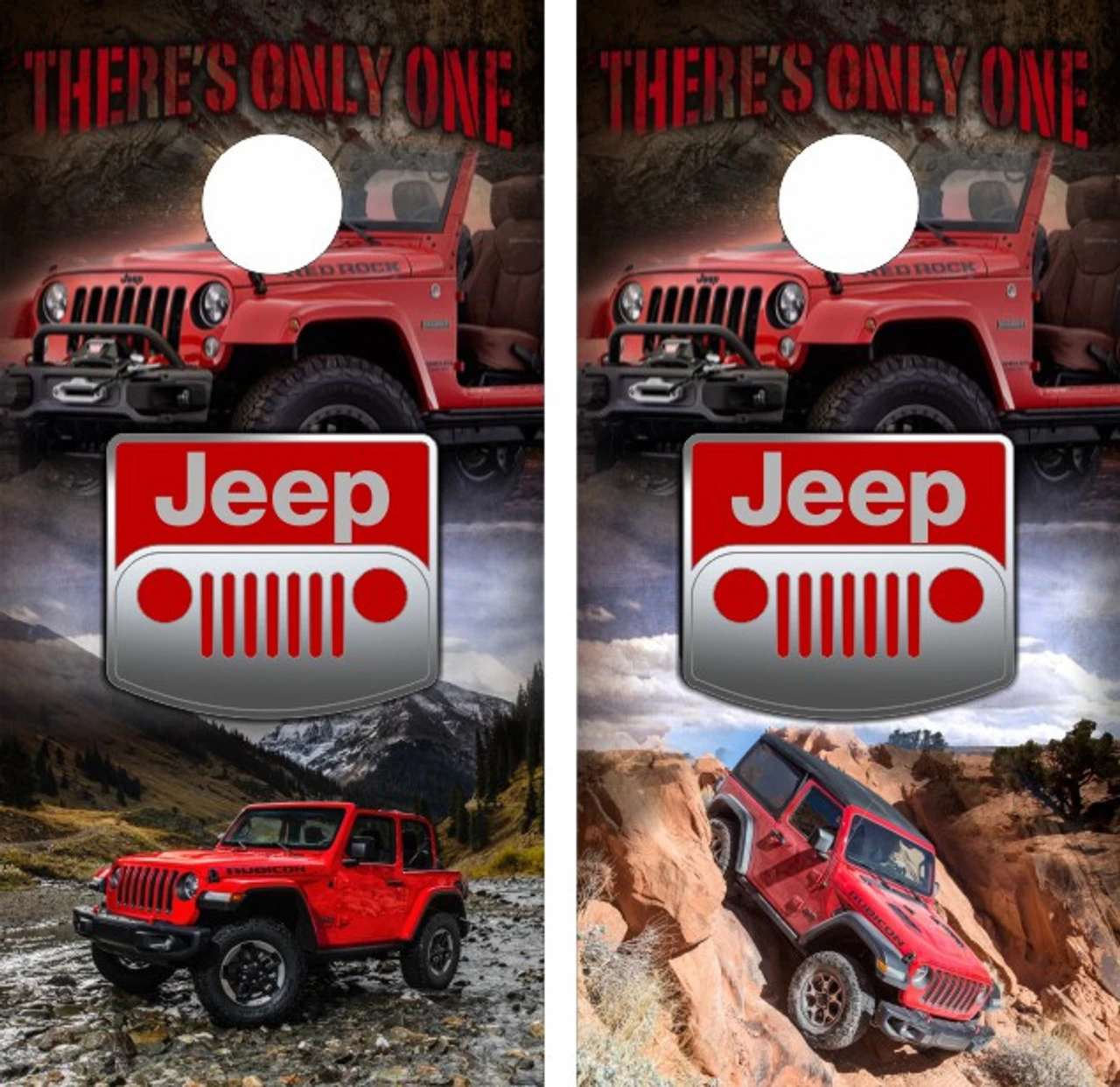 Jeep Version 3 Cornhole Wraps - Set Of 2 3 Jeep Version 3 Cornhole Wraps - Set Of 2