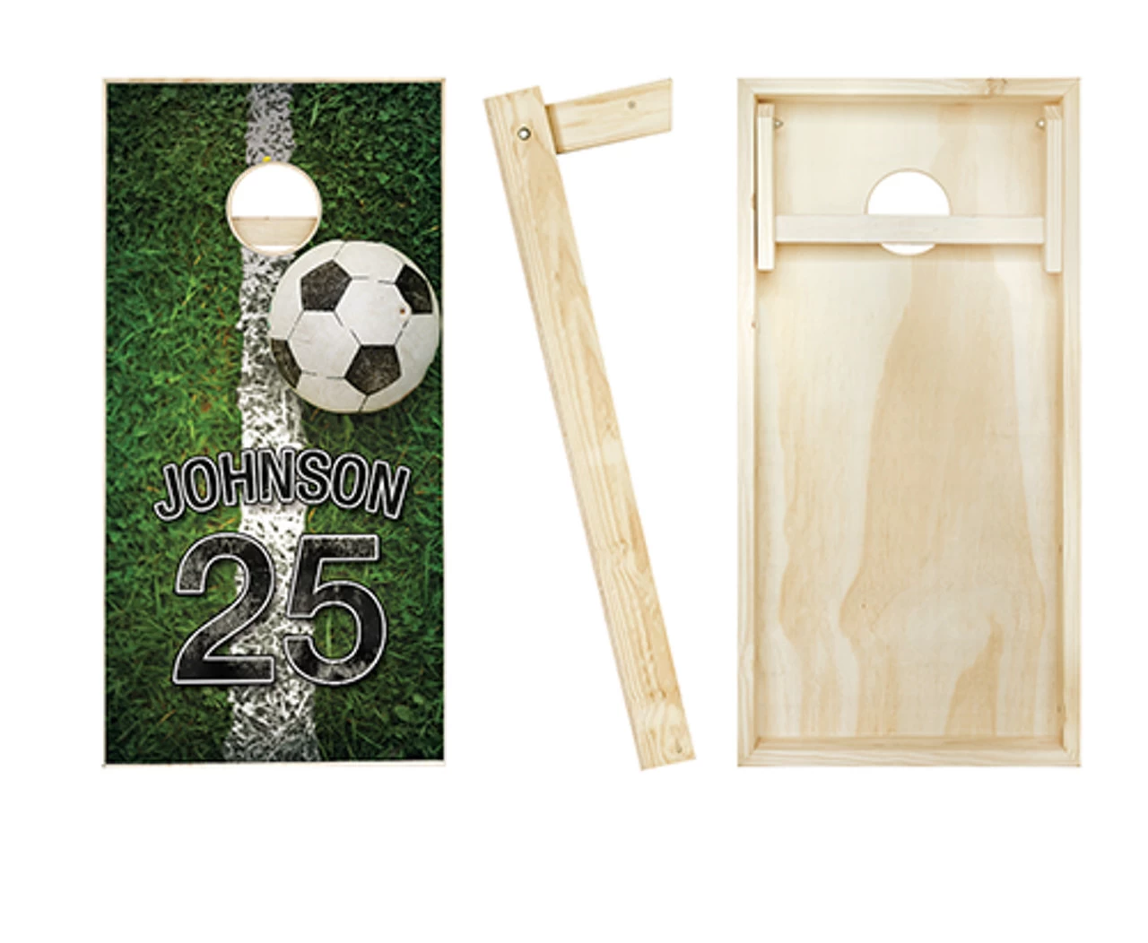 Jersey Field Soccer Cornhole Set With Bags - Image 2