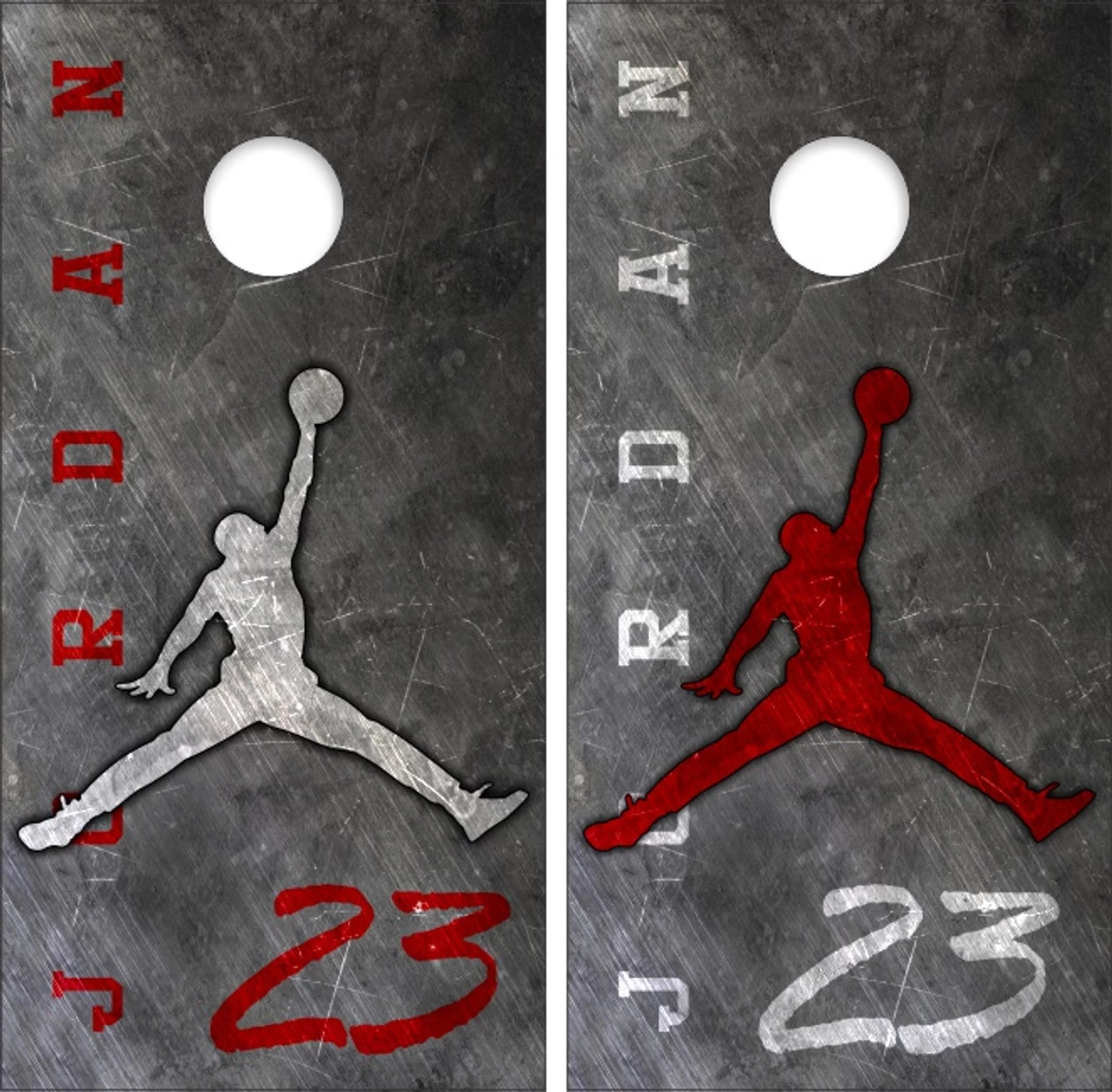 Jordan Version 3 Cornhole Wraps - Set Of 2 3 Jordan Version 3 Cornhole Wraps - Set Of 2