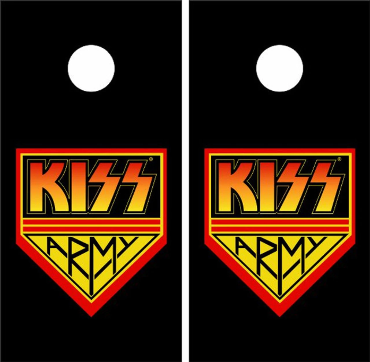 Kiss Army Cornhole Set With Bags 4 Kiss Army Cornhole Set With Bags - Image 2