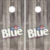 Labatt Blue Beer Cornhole Wraps - Set Of 2 -Pro Cornhole Shop Labatt Blue Beer Wood 1 71604.1602534009