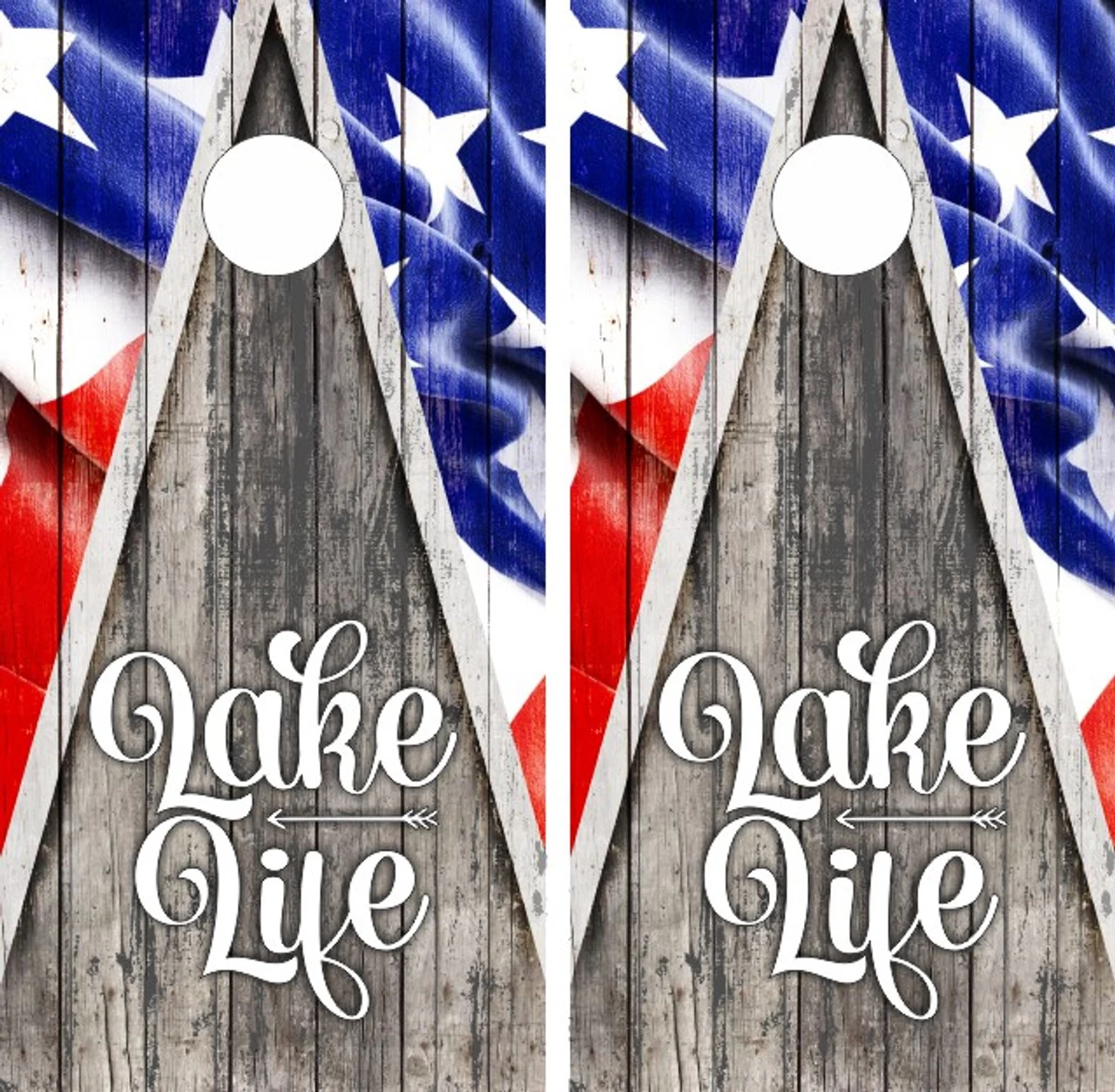 Lake Life Cornhole Wraps - Set Of 2 3 Lake Life Cornhole Wraps - Set Of 2