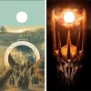 The Lord Of The Rings Version 2 Cornhole Wraps - Set Of 2 -Pro Cornhole Shop Lord Of The Rings 2 2 31138.1602542089