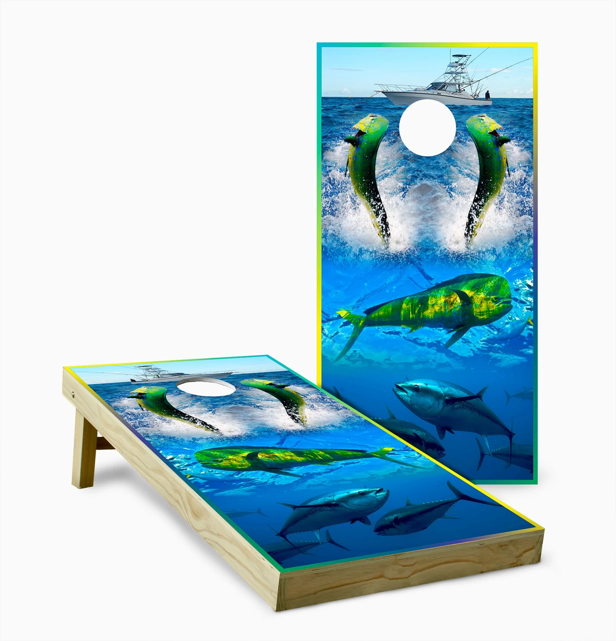 Mahi Mahi Cornhole Set With Bags 3 Mahi Mahi Cornhole Set With Bags