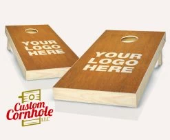 Custom Stained Cornhole Set With Bags 25 Custom Stained Cornhole Set With Bags -Pro Cornhole Shop Maple Standard View 26982.1508893721