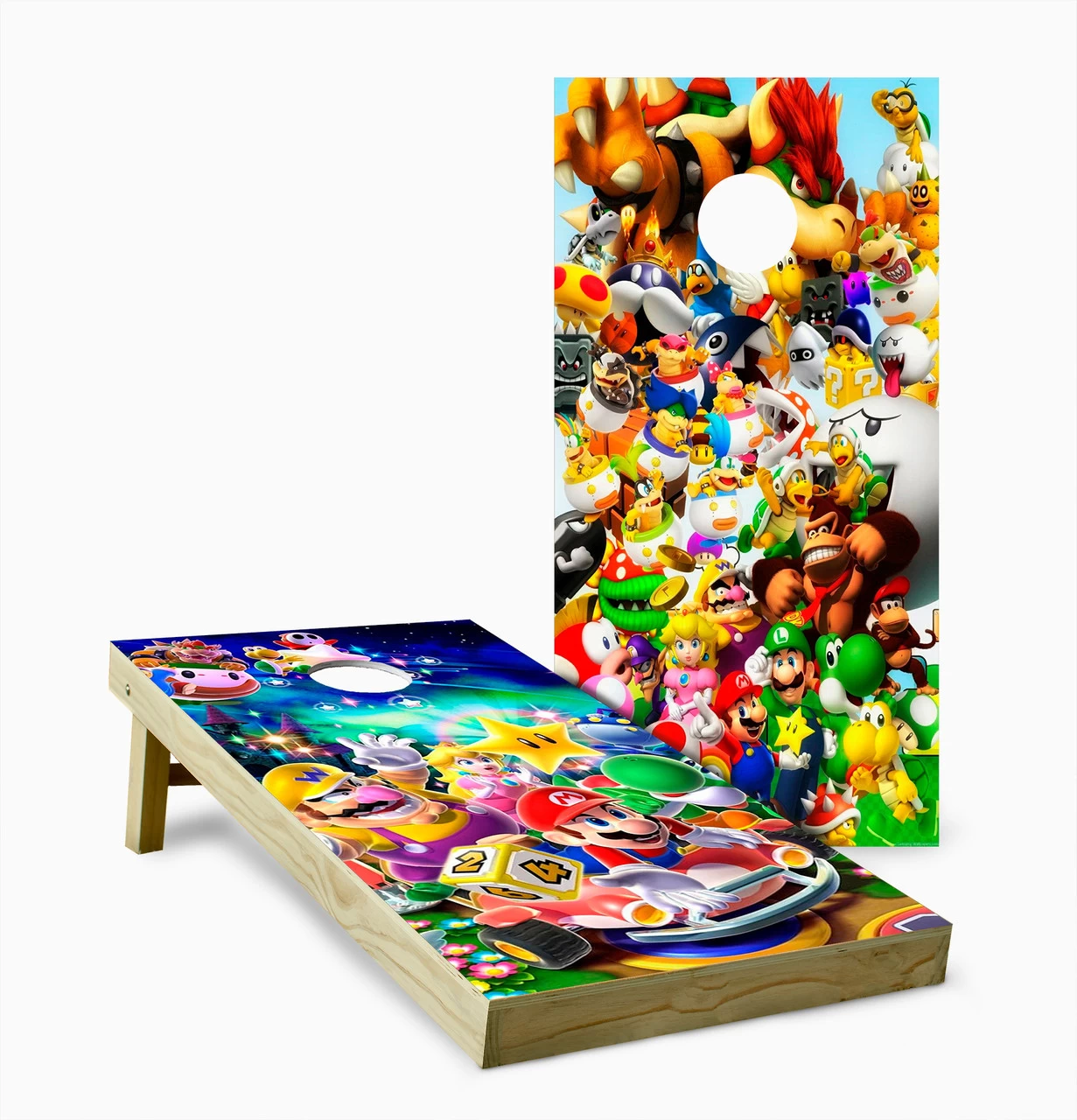 Mario Party Cornhole Set With Bags 3 Mario Party Cornhole Set With Bags