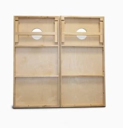 Porsche Cornhole Set With Bags -Pro Cornhole Shop Natural Wood BACK 1 41578 10769 22407.1673048147