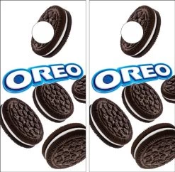 Oreo Cookies Cornhole Wraps - Set Of 2