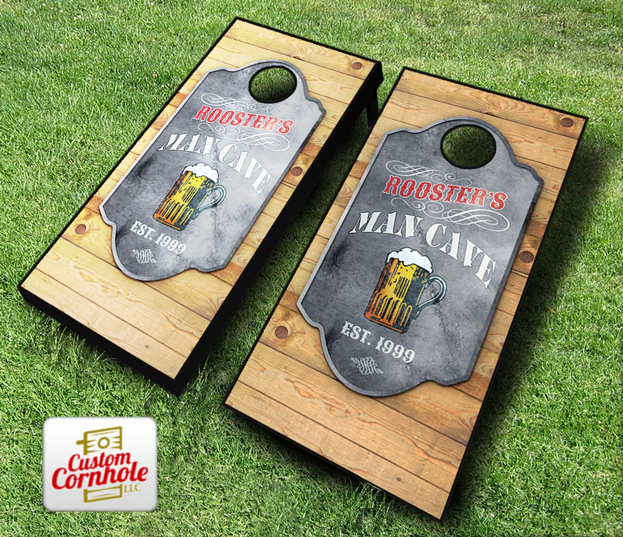 Personalized Man Cave Cornhole Set With Bags 5 Personalized Man Cave Cornhole Set With Bags - Image 3
