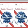Pabst Blue Ribbon Cornhole Wraps - Set Of 2 1 Pabst Blue Ribbon Cornhole Wraps - Set Of 2 -Pro Cornhole Shop Pabst Cornhole Wraps 86283.1446679313