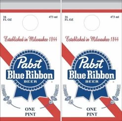 Pabst Blue Ribbon Cornhole Wraps - Set Of 2