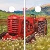 Painting Of Tractor Cornhole Wraps - Set Of 2