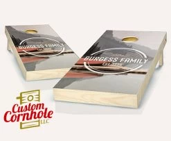 Personalized Family Cornhole Set With Bags