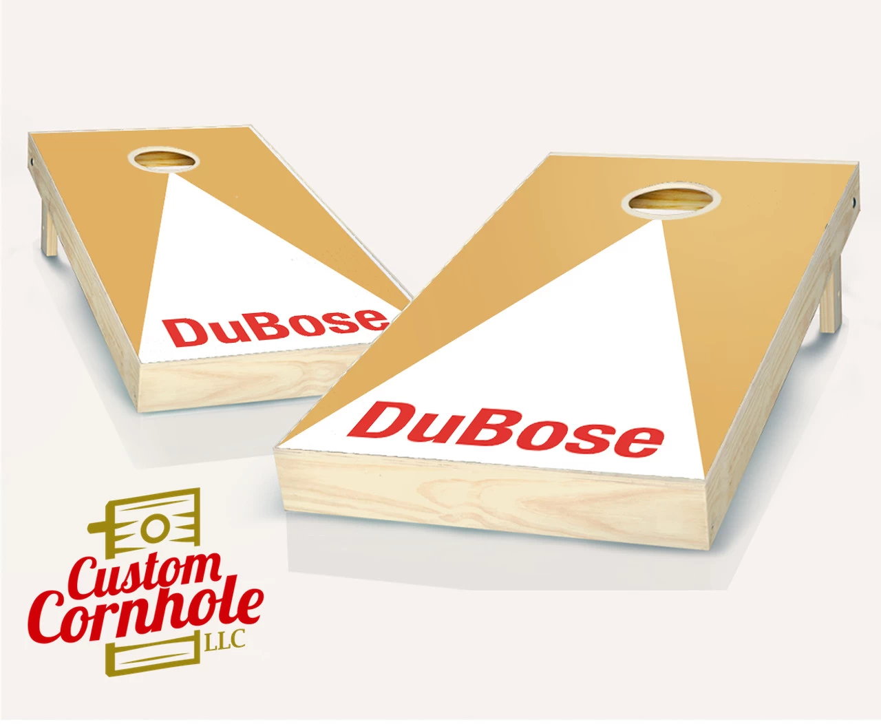 Personalized Pyramid Cornhole Set With Bags - Image 5