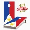 Philippine Flag Cornhole Set With Bags 1 Philippine Flag Cornhole Set With Bags -Pro Cornhole Shop Philippine Flag Cornhole Game 01527.1611522719