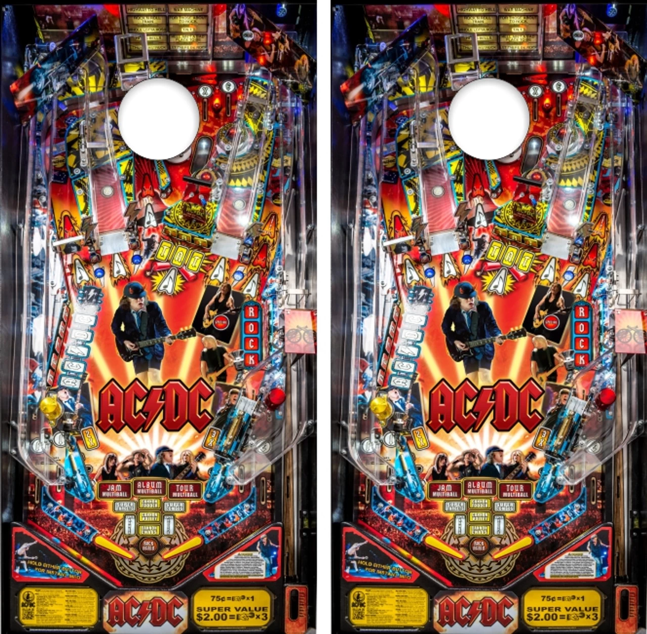 AC/DC Version 2 Cornhole Set With Bags 4 AC/DC Version 2 Cornhole Set With Bags - Image 2