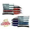 Red Blue Lines Tournament Cornhole Bags - Set Of 8