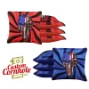 Red Blue Skull Tournament Cornhole Bags - Set Of 8 -Pro Cornhole Shop Red Blue Skull 76180.1708564024