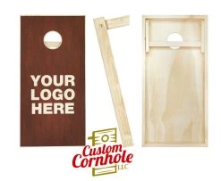 Custom Stained Cornhole Set With Bags 24 Custom Stained Cornhole Set With Bags -Pro Cornhole Shop Rosewood Top View 2 02160.1508893721