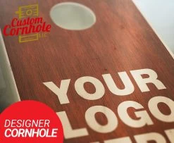 Custom Stained Cornhole Set With Bags 23 Custom Stained Cornhole Set With Bags -Pro Cornhole Shop Rosewood Up Close View 25599.1508893721