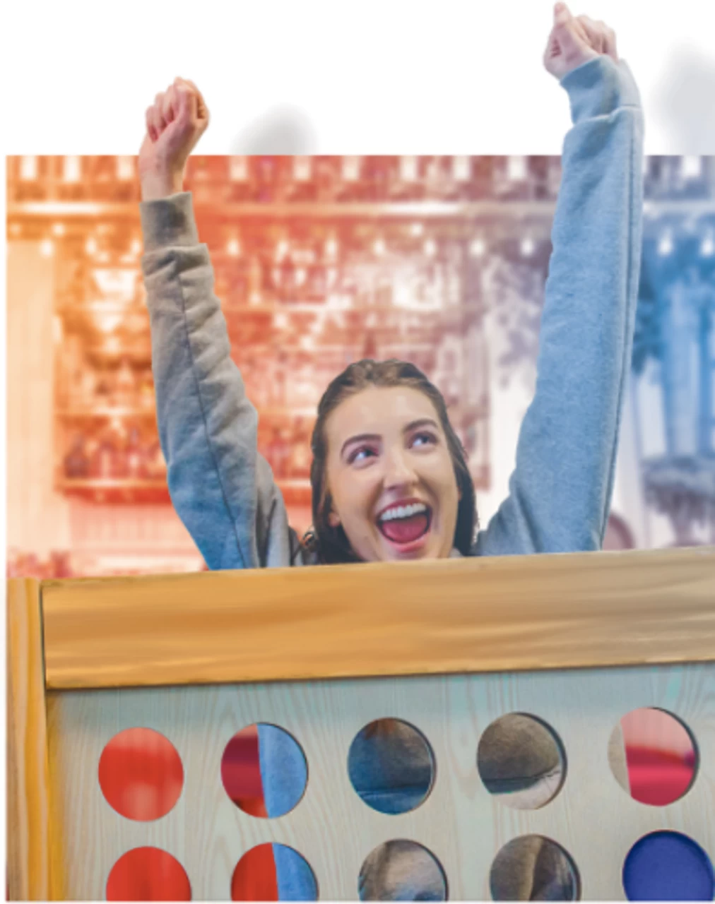 BBQ Backyard Personalized Giant Connect Four Game 8 BBQ Backyard Personalized Giant Connect Four Game - Image 6