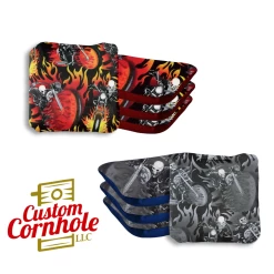 Skull Rider Professional Cornhole Bags - Set Of 8