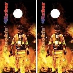 Smokin' Ashes Cornhole Wraps - Set Of 2