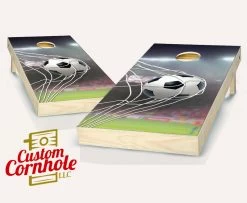 Soccer Goal Cornhole Set With Bags
