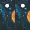 Solar System Cornhole Wraps - Set Of 2