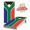 South African Flag Cornhole Set With Bags 1 South African Flag Cornhole Set With Bags -Pro Cornhole Shop South African Flag Cornhole Game 81495.1611522324