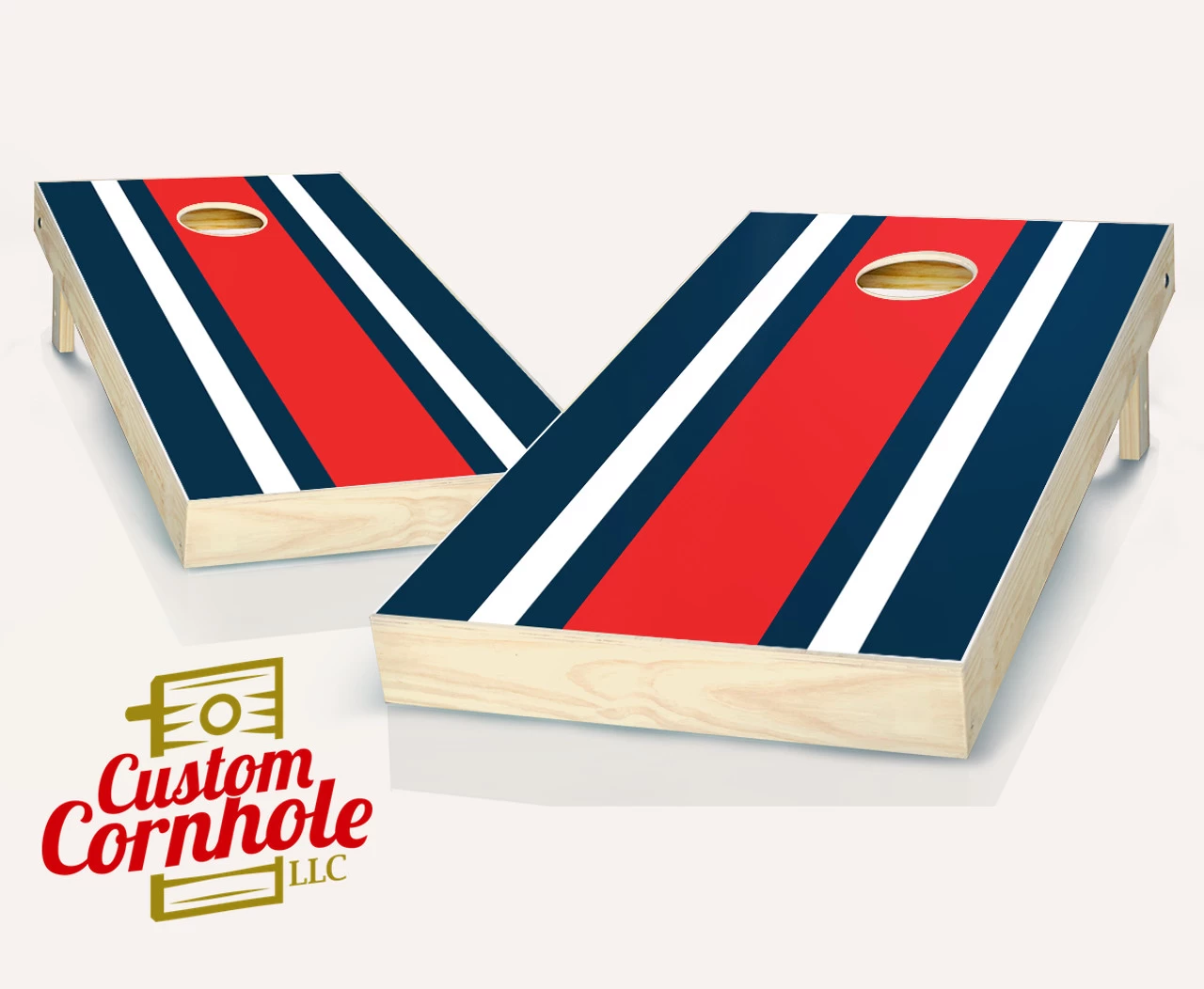 Striped Cornhole Set With Bags 3 Striped Cornhole Set With Bags