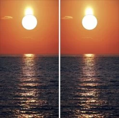 Beach Sunset Cornhole Wraps - Set Of 2