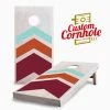 Multicolored Triple Chevron Cornhole Set With Bags 1 Multicolored Triple Chevron Cornhole Set With Bags -Pro Cornhole Shop TRIPLE CHEVRON CORNHOLE GAME 53950.1611446519