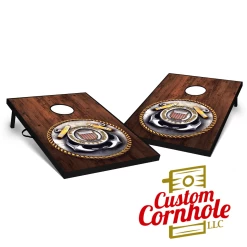 Tailgate Coast Guard Medal Cornhole Set With Bags