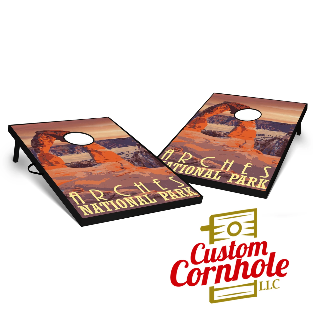 Tailgate Arches Cornhole Set With Bags 3 Tailgate Arches Cornhole Set With Bags